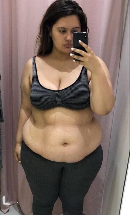 Jag hatade min kropp på grund av de extra kilona.